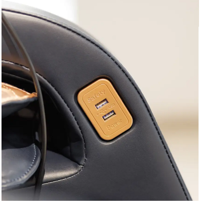 Масажне крісло XZERO Y5 SL BLUE-GRAY сіро-блакитне для росту до 190см і вагою до 130кг